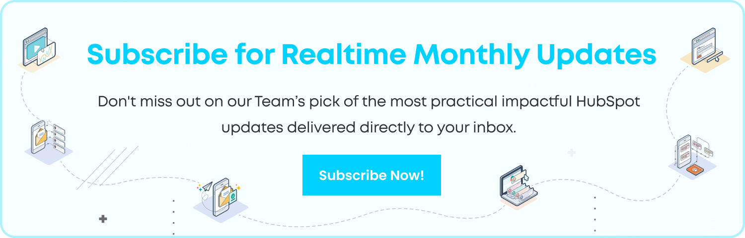 Subscribe for Realtime Monthly Updates